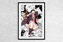 Quadro estilo manga Anime Demon Slayer