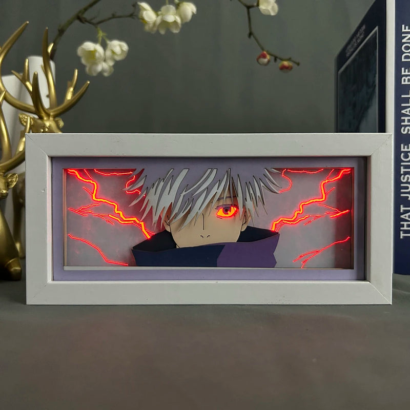 Caixa papel Light Box satoru gojo Anime Jujutsu Kaisen