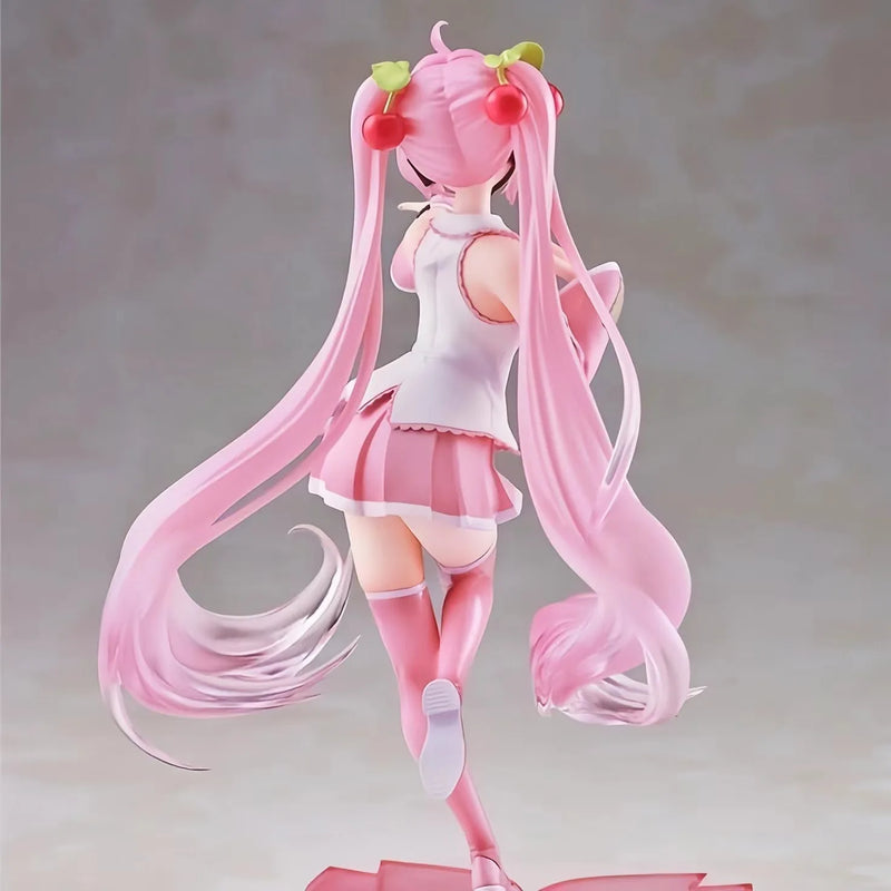 Action Figure Sakura Miku Anime Rosa Kawayi