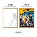 Quadro em led night Anime Demon Slayer :Kimetsu não Yaiba