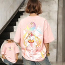 Camiseeta Casual Anime Sailor moon