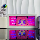 Light Box Led Papel 3D Anime