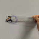 Régua  Eren Jaeger,Mikasa Ackerman,Armin Arlert,Levi Ackerman,Reiner Braun Anime Ataque em titã - 21cm