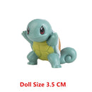 Action Figure Pikachu, Mewtwo, Charmander, Blastoise, Gurado Anime Pokemon, 4-13cm