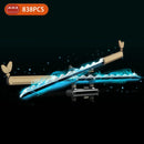 Katana demon slayer kamado tanjirou katana nichirin Moc 1478 pçs