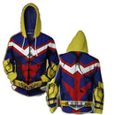 Moletom midoriya izuku, todoroki & bakugou katsu traje com capuz Anime my hero academia