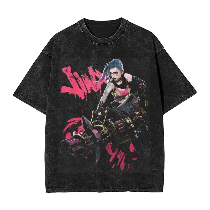 Camiseta jinx Anime Arcane