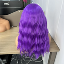 Peruca roxa brilhante