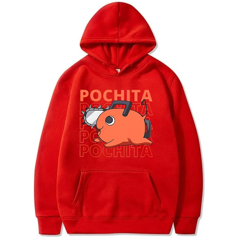 Moletom estilo canguru Pochita