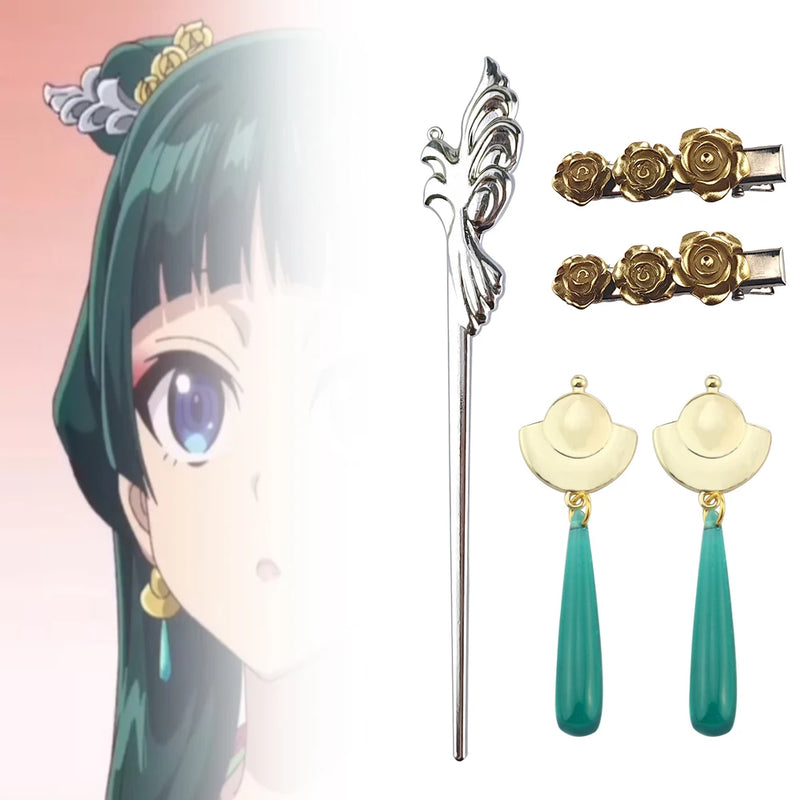 Grampos de cabelo maomao Anime The Apothecary Diaries