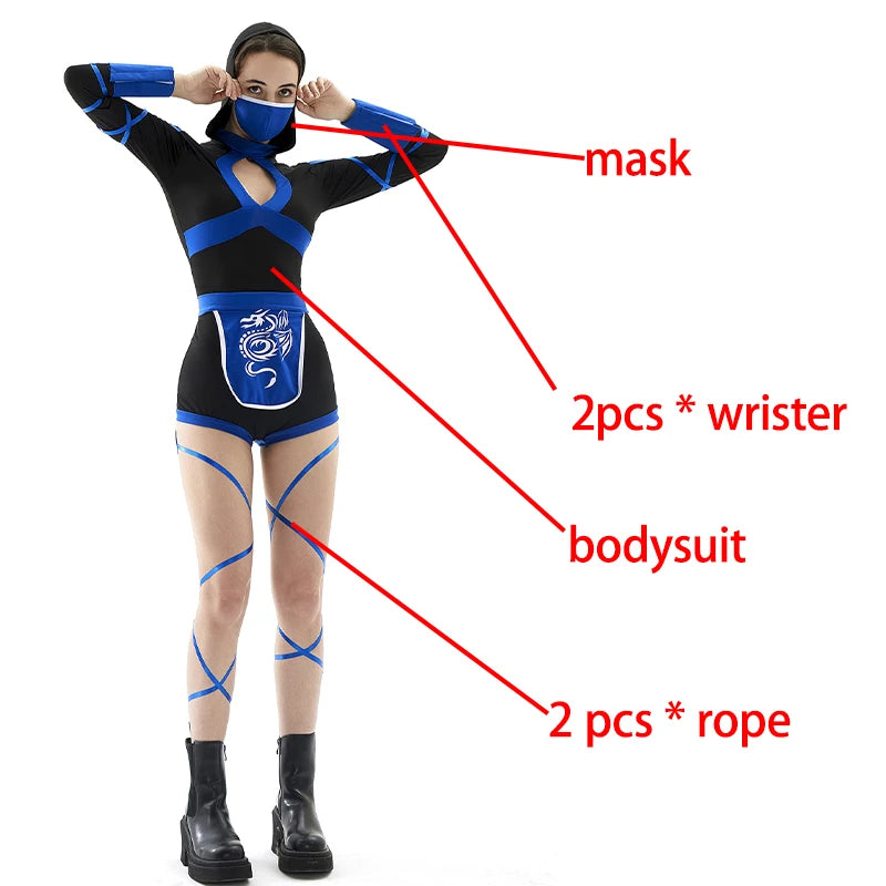 Cosplay Ninja feminina