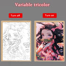 Quadro em led night Anime Demon Slayer :Kimetsu não Yaiba