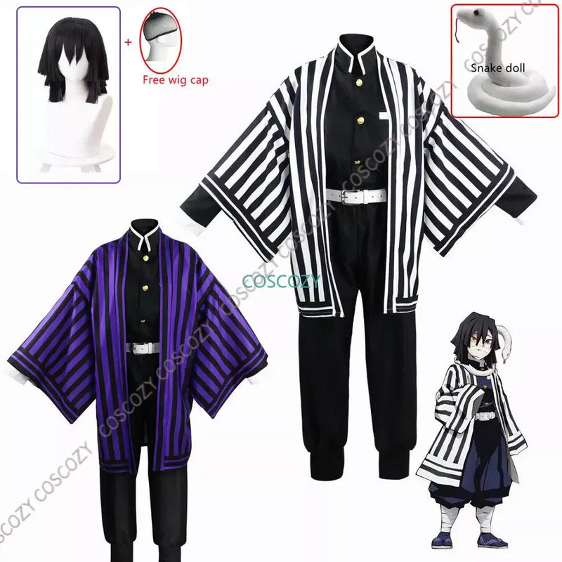 Cosplay Iguro Obanai Anime demon slayer
