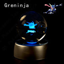Pokeball Pikachu, Gengar, Mew, Mewtwo, Lamp Base, 3D Crystal Ball