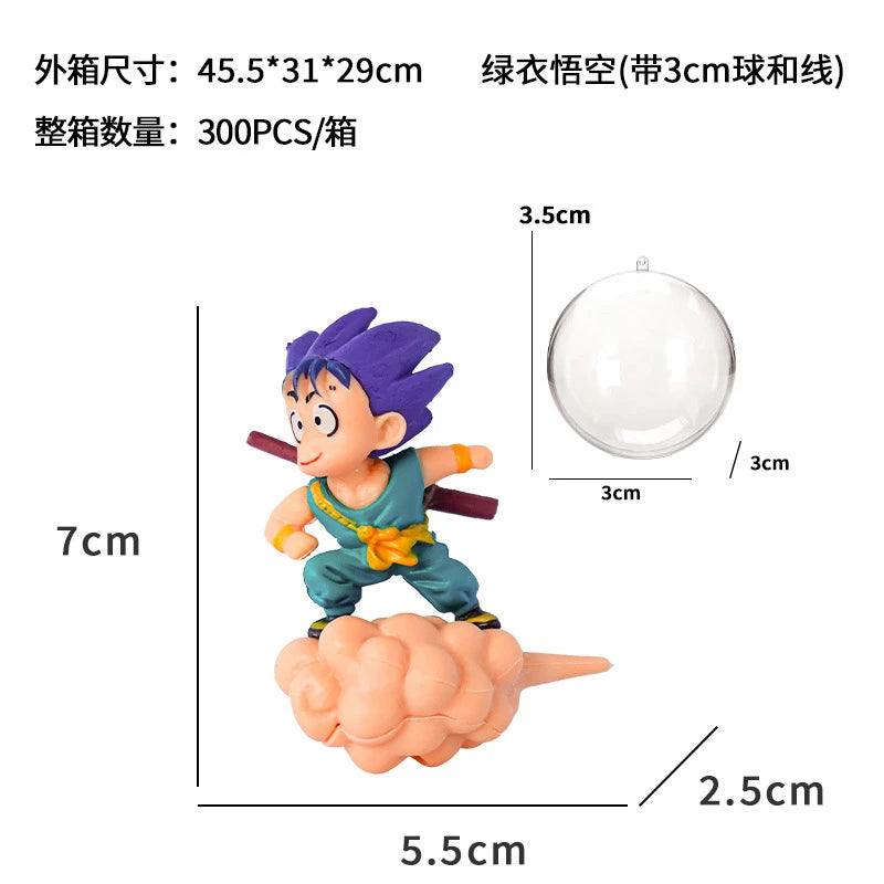 Goku Flutuante Aquário Anime Dragon Ball