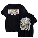 Camiseta Tengen Uzui Unisex estilo Harajuku Anime Demon slayer
