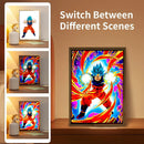 Quadro em led night Anime Dragon ball z