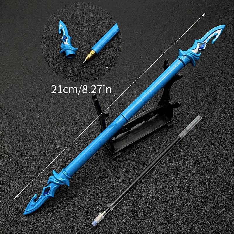 Caneta genshin impacto em metal