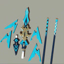 Lança, Bastão De Madeira Anime Genshin Impact