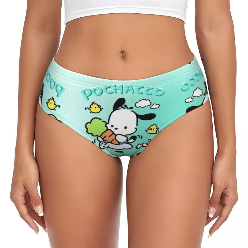 Calcinha Pochacco Estilo Kawaii