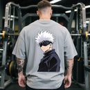 Camiseta de algodão respirável Spell Retreat Wutiao com estampas dinâmicas, conforto durante todo o dia, ideal para qualquer ocasião, fique fresco e moderno