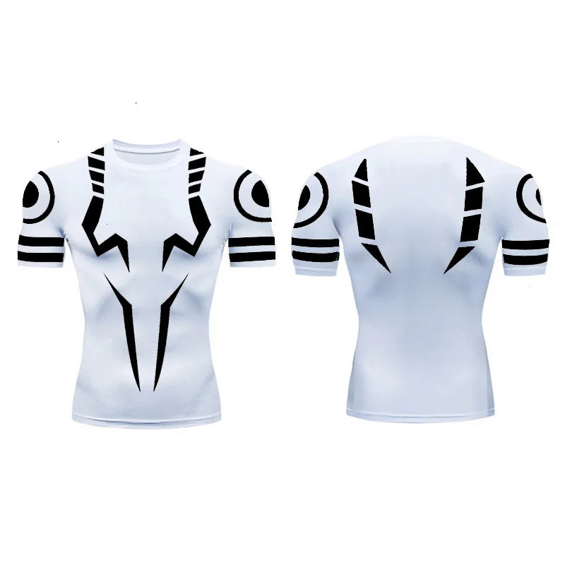 Camiseta compressão Sukuna 3d premium Anime Jujutsu Kaisen