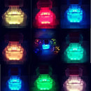 Luminária minecraft block de minério e poção