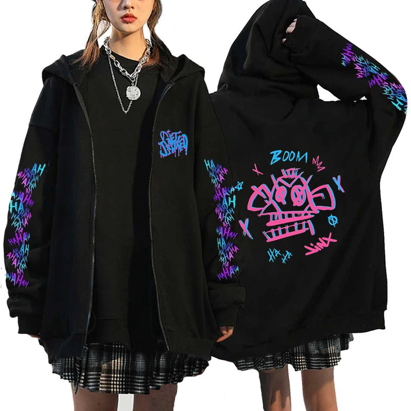 Moletom Jinx Anime Arcane