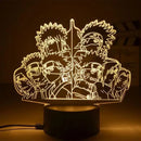 Luminária do quarto  Boruto/Itachi/Akatsuki/Uzumaki/Minato/Akatsuki Night Light