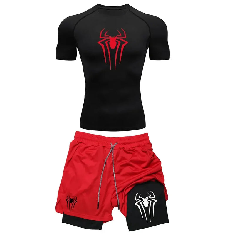 Camiseta compressão Homem Aranha