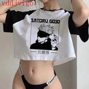 Camiseta gojo satoru, yuji itadori Anime jujutsu kaisen