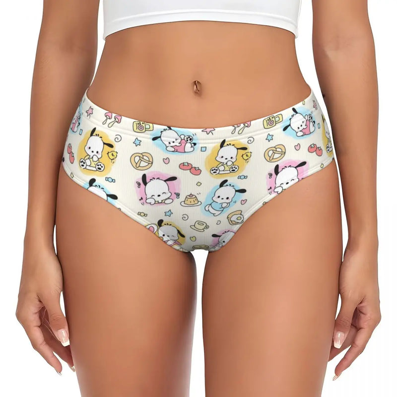 Calcinha Pochacco Estilo Kawaii