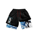 Shorts de compressão Anime Demon slayer