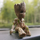 Action figure groot do guardiões da galáxia 6cm