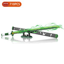 Katana demon slayer kamado tanjirou katana nichirin Moc 1478 pçs