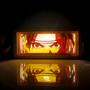 Luminária de luz em papel diversos anime