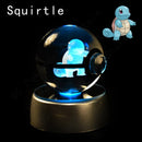 Pokeball Pikachu, Gengar, Mew, Mewtwo, Lamp Base, 3D Crystal Ball