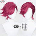 Peruca + Bone Vi rosa Anime Arcane, Game LOL