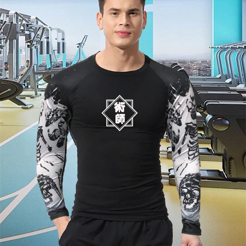 Camiseta compressão Anime jujutsu kaisen