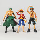 Action figure Ace/Monkey D Luffy/Roronoa Zoro Coleção Anime  one piece