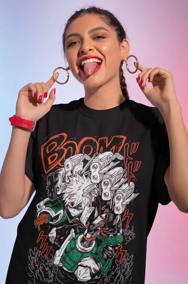 Camiseta Bakugo Katsuki Anime My Hero Academia