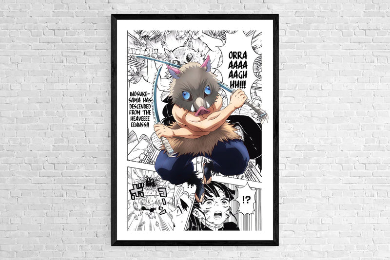 Quadro estilo manga Anime Demon Slayer