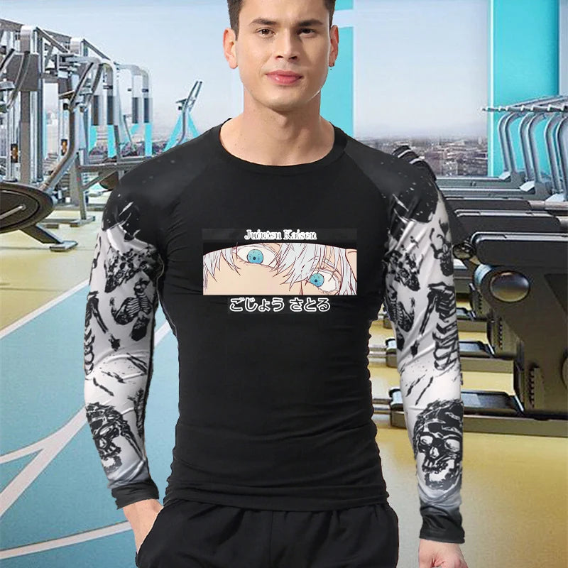 Camiseta compressão Anime jujutsu kaisen