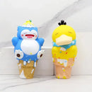 Action Figure Sorvete psyduck, bulbasaur, gengar, slowpoke snorlax, pikachu, pichu Anime Pokemon