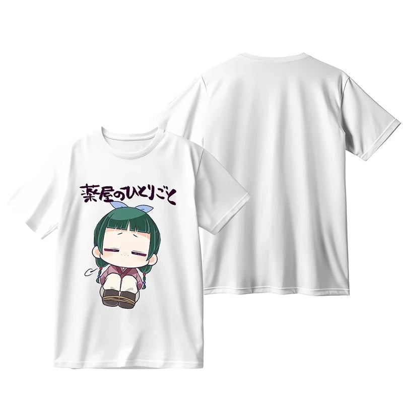 Verão anime o boticário diários oversized t camisa das mulheres dos homens o-pescoço manga curta engraçado tshirt maomao cosplay camisetas gráficas