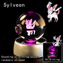 Pokeball Pikachu, Gengar, Mew, Mewtwo, Lamp Base, 3D Crystal Ball