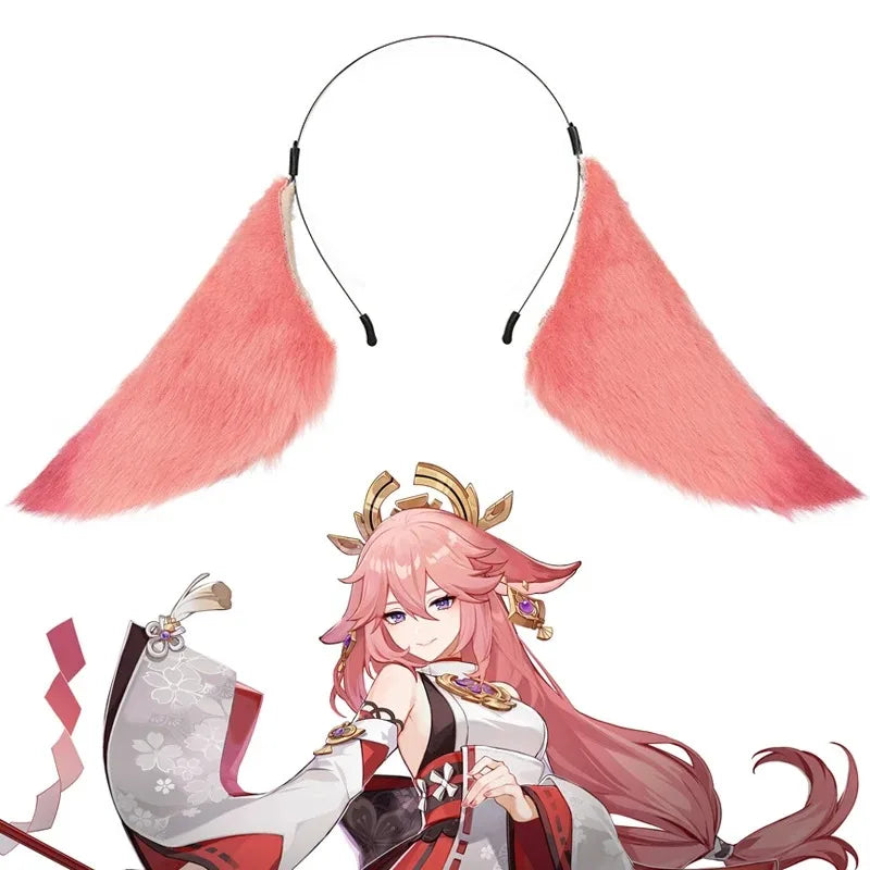 Orelha fox yae miko Game Genshin impact