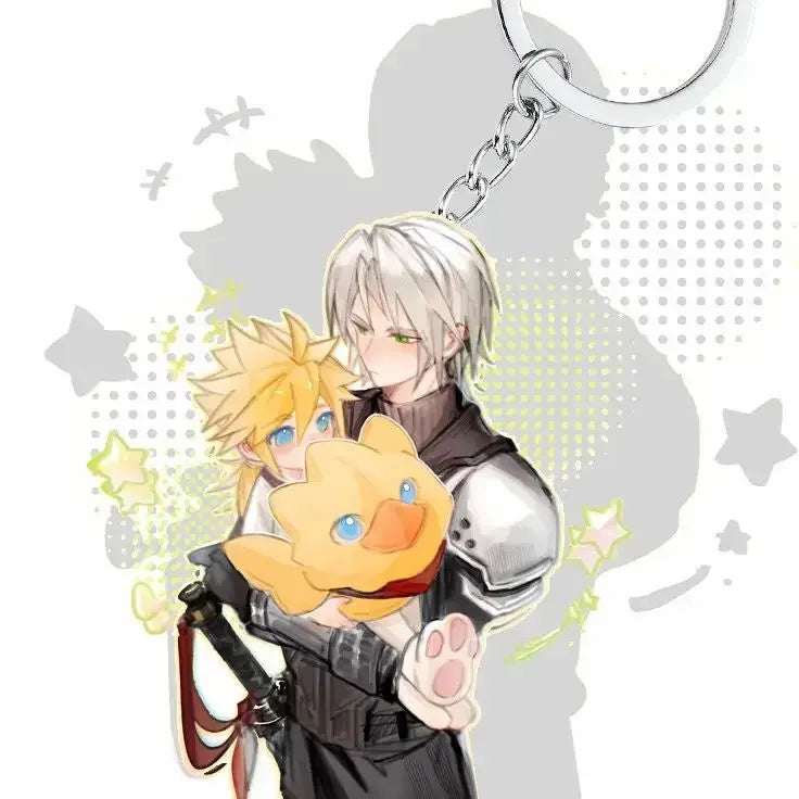 Suporte acrílico  lockhart/sephiroth Game Final Fantasy VII