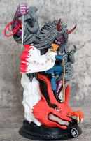 Action Figure minato namikaze vs kurama Anime naruto, 23 cm