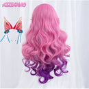 Peruca Ahri Game LOL, 70cm